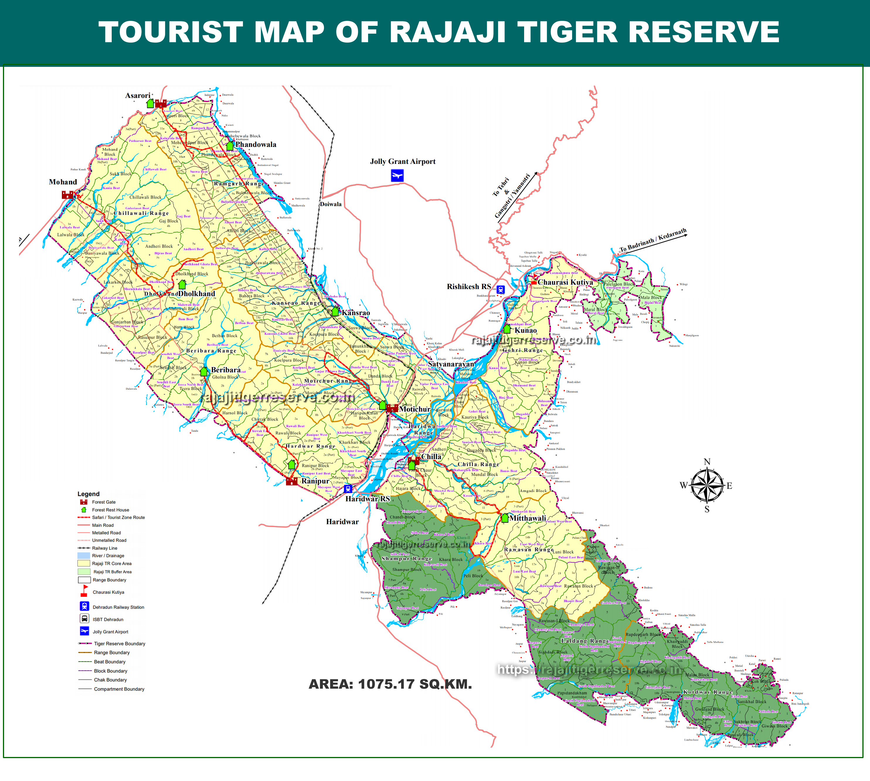 About Rajaji Tiger Reserve, Tiger Reserve in India